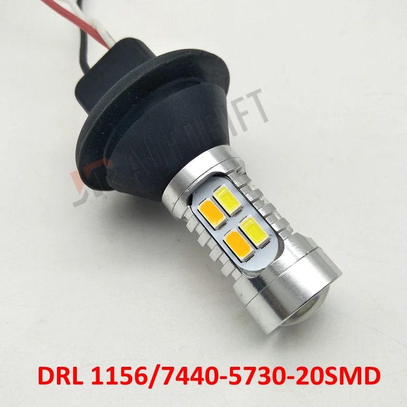DRL S25 1156 BA15S BAU15S T20 7440 WY21 5630 20 SMD указатели поворота и дневные ходовые огсветильник 2