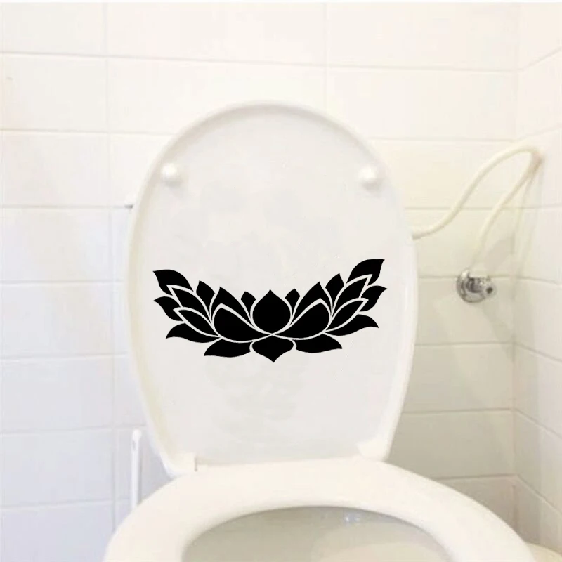 Цветок Yoga Fashion Home Decor Wall наклейка для туалета Vinyl 6WS0164|sticker vinyl|toilet stickerdecorative wall decal |