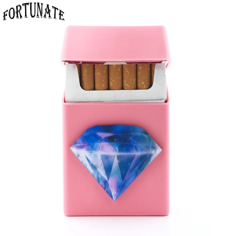 Значок с бриллиантом силиконовый чехол для сигарет аксессуары курения 20