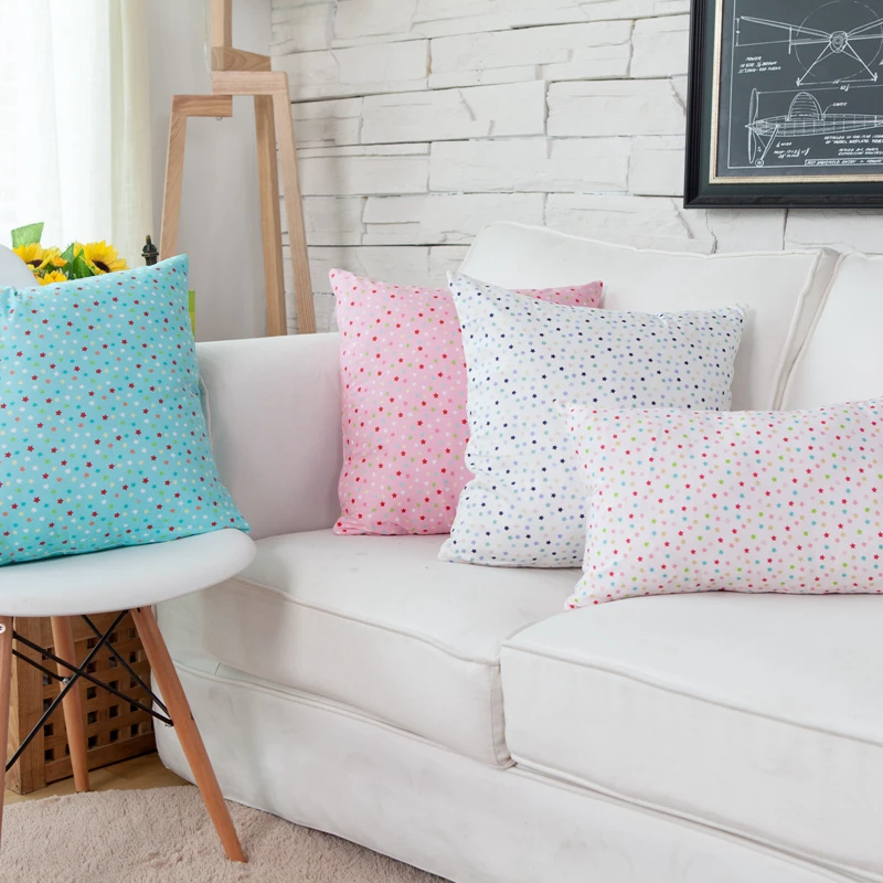 Декоративные подушки Звездный дизайн 100% хлопок наволочка для постельных