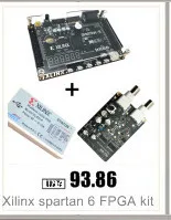 Xilinx Spartan6 fpga макетная плата XC6SLX9 256Mb SDRAM FLASH SD карта камера VGA