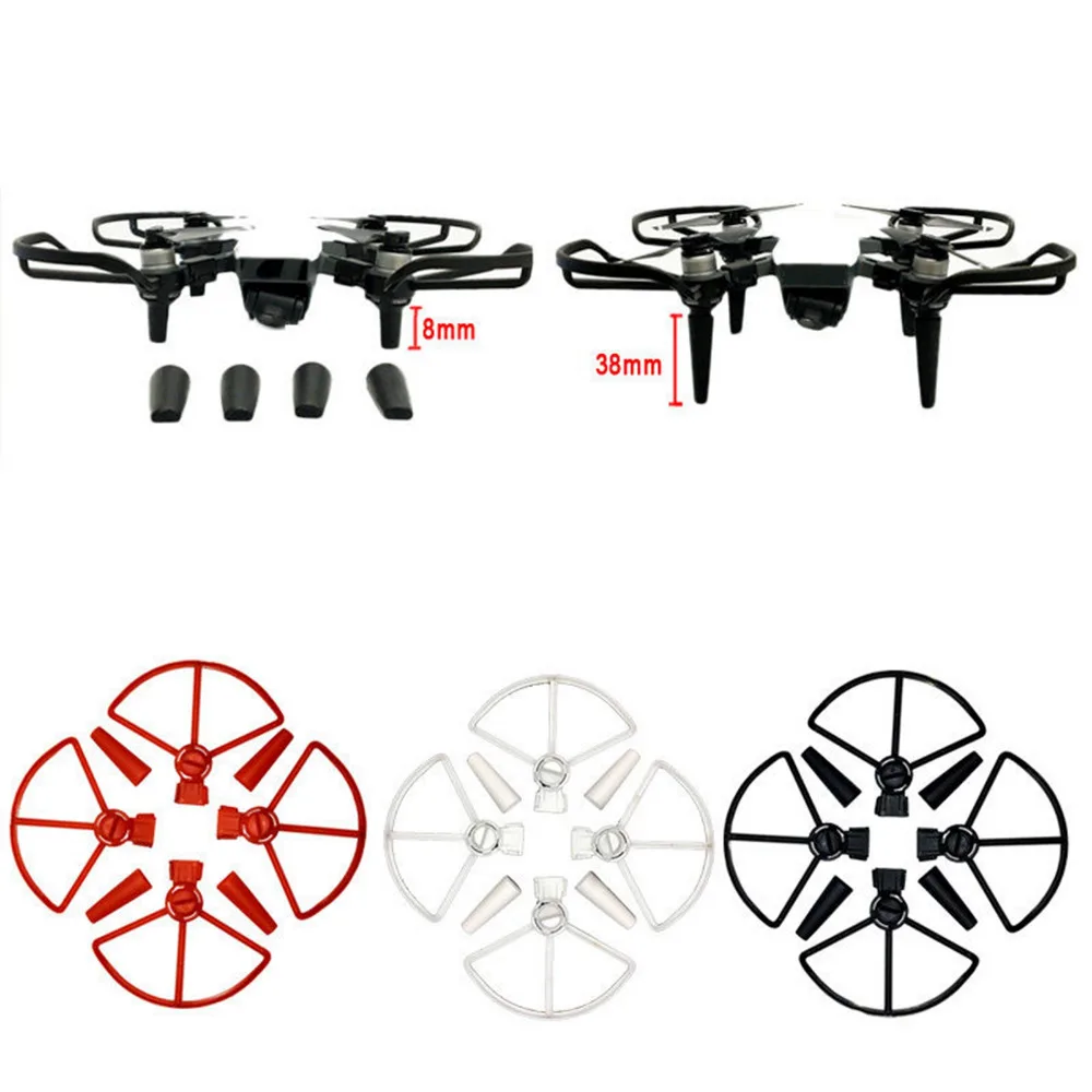 Для DJI SPARK Drone RC защита пропеллера + расширенные посадочные ножки комплект передач