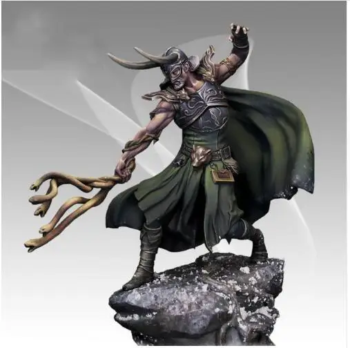 Новинка несобранный набор из смолы 1/24 75 мм LOKI man soldier (с большой основой) игрушки