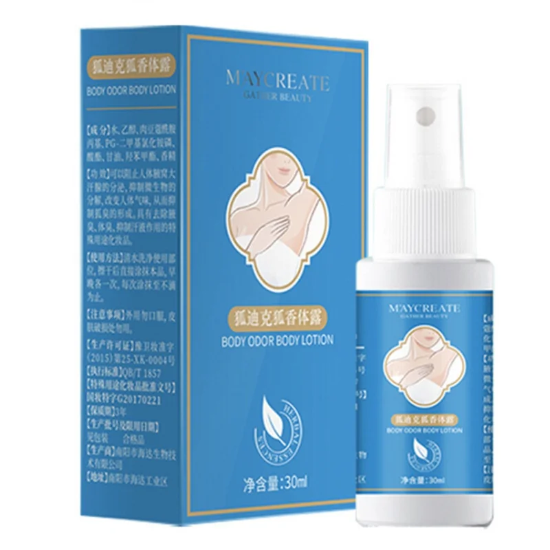 

30ml Deodorant Antiperspirant Spray Natural Plant Men&#39s and Women&#39s Fragrance Body Lotion Antiperspirant Spray