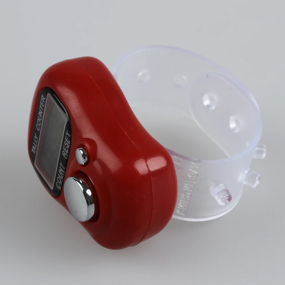 Useful Mini LCD Electronic Digital Display Finger Hand Tally Counter Counting Red |