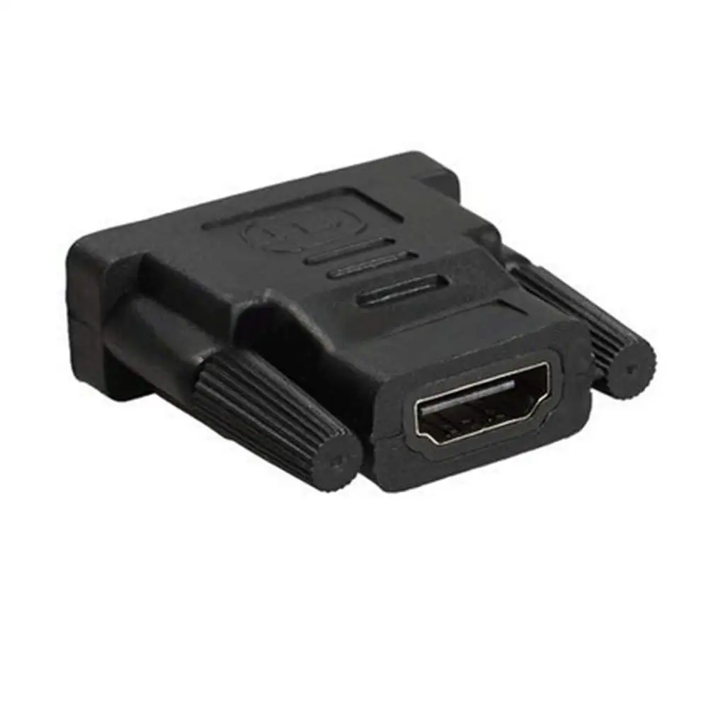 Позолоченный адаптер преобразователя DVI 24 + 1 к HDMI штекер гнездо 1080P HD TV для ПК ТВ