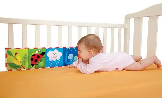 2 стили детские early learning toys двусторонняя животное ребенка мобильных ткань книги