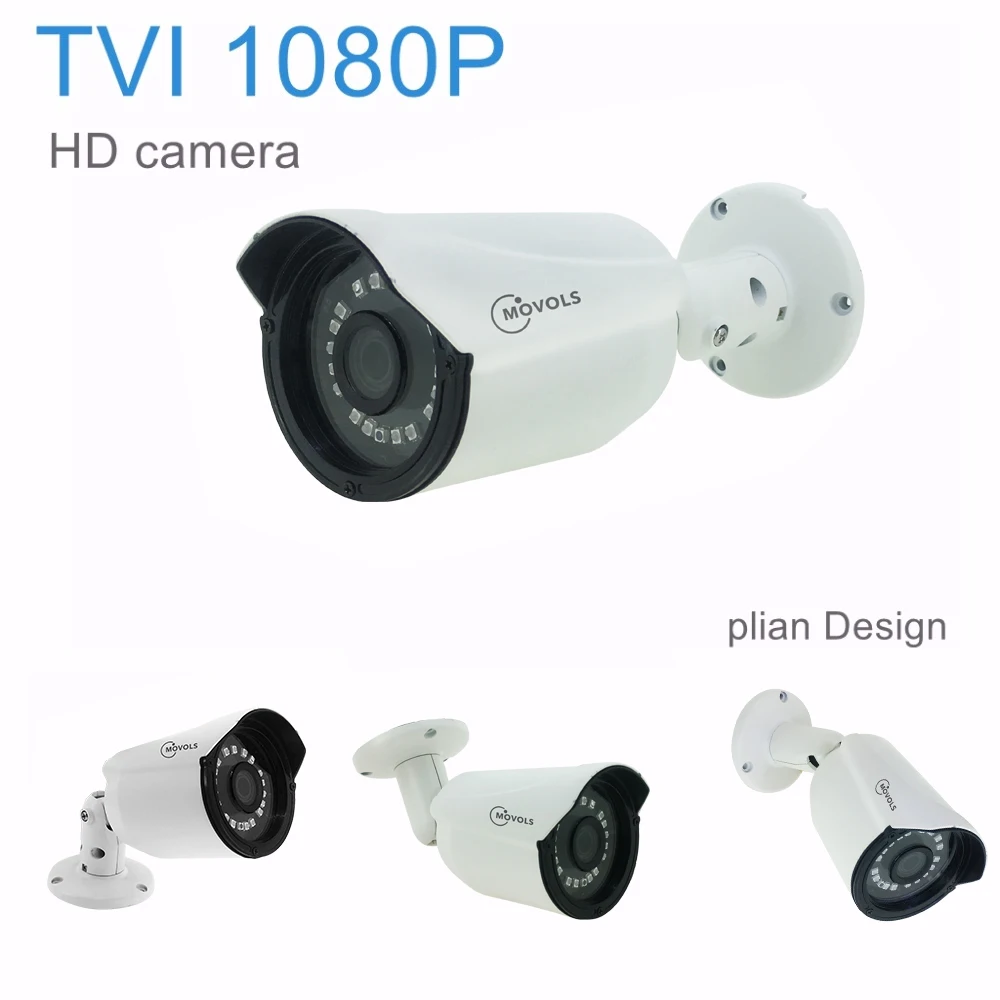 

MOVOLS 1080p CCTV 4 white Camera Video Surveillance 4PCS 2000TVL Outdoor Security Camera system 8CH 1080N DVR Kit