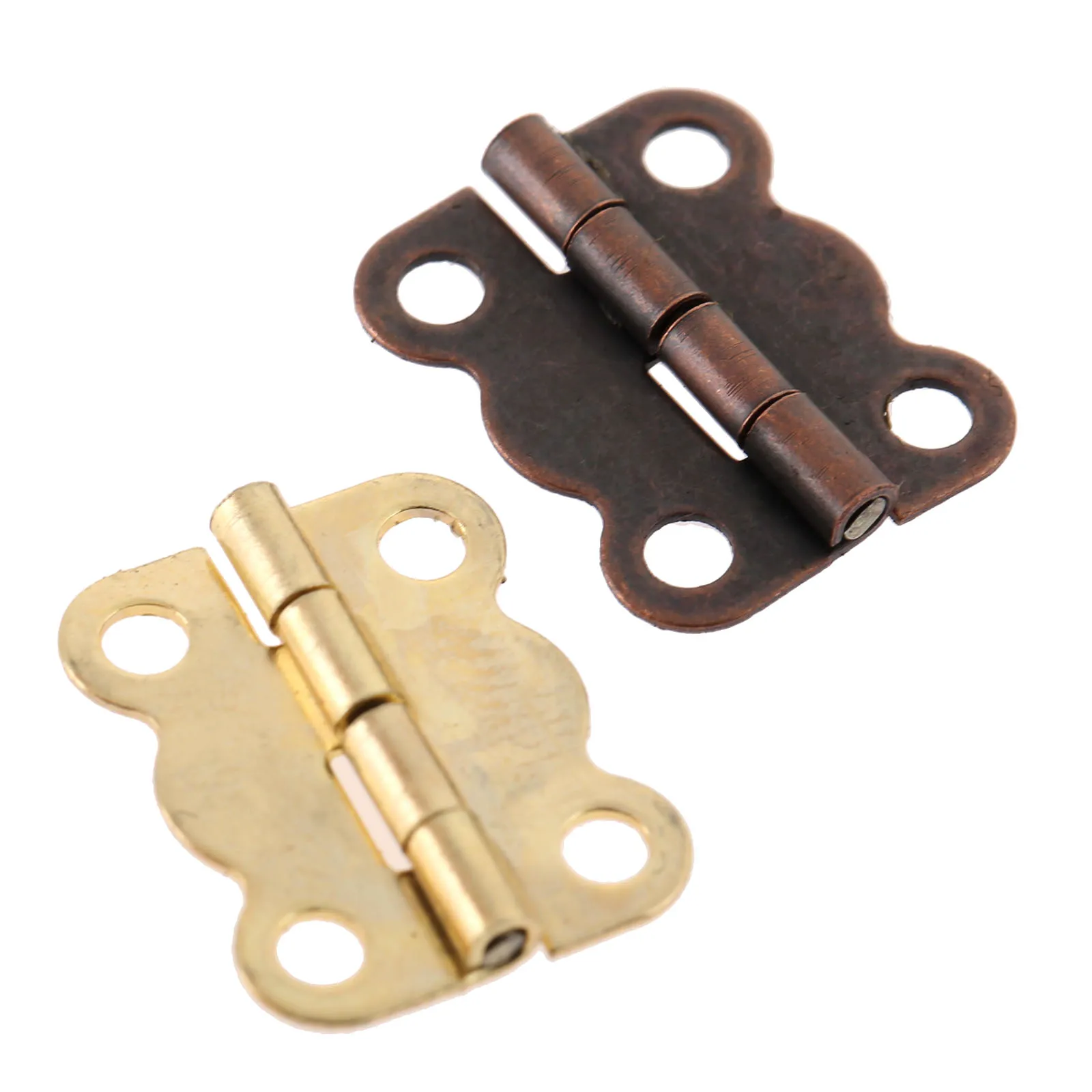 30 шт. антикварная латунная Золотая Бабочка шарниры для шкафа ювелирный подарок