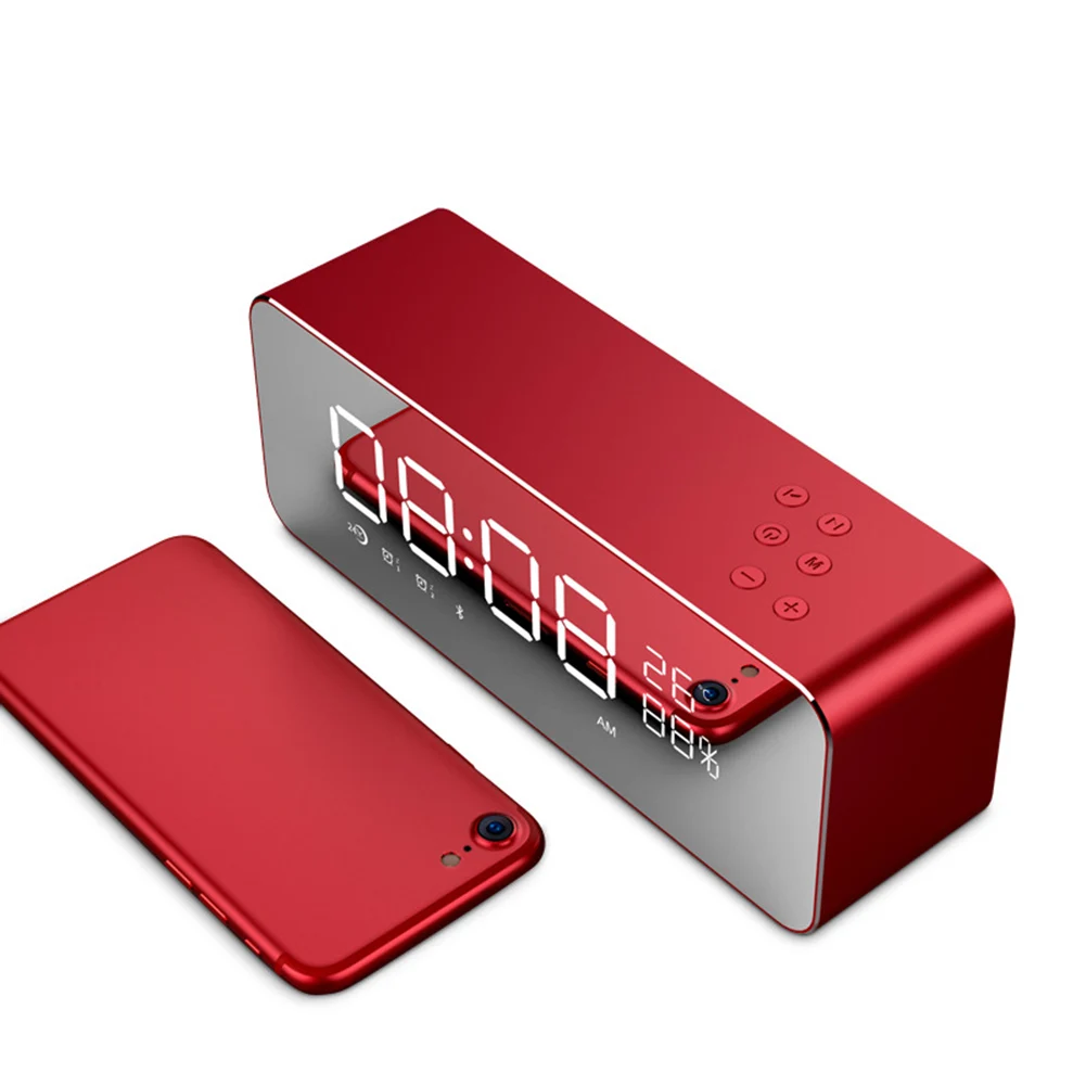 Беспроводной Bluetooth динамик сабвуфер музыкальная звуковая коробка зеркало