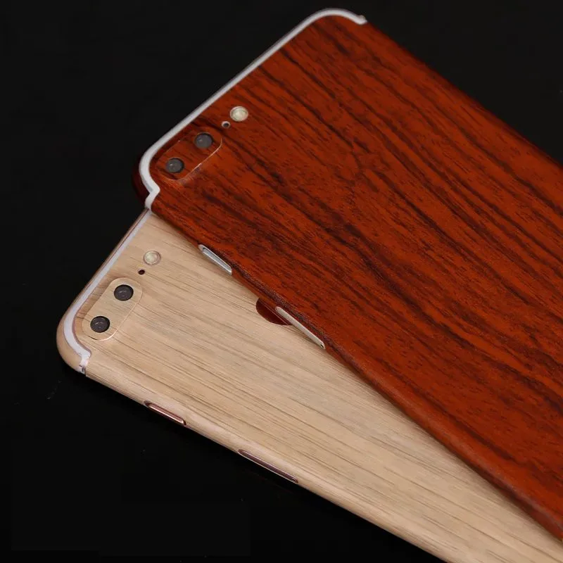 Luxury Wood Grain For iphone 7 7plus Full Body Cover Skin Sticker Protection Case 8/ 8 plus X |