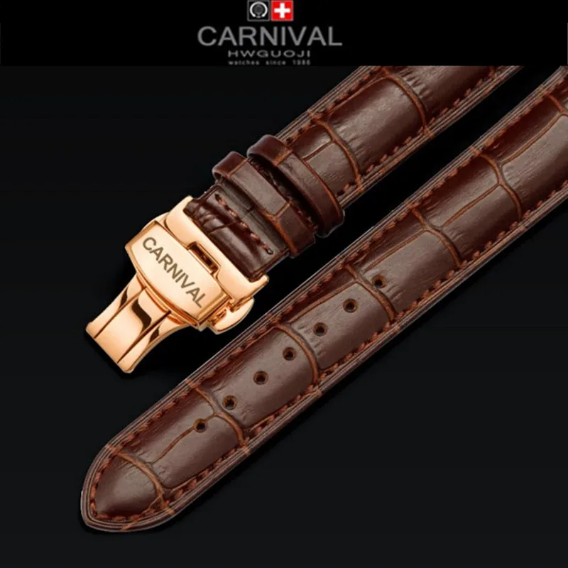 Мужские часы Carnival модные механические многофункциональные водонепроницаемые |