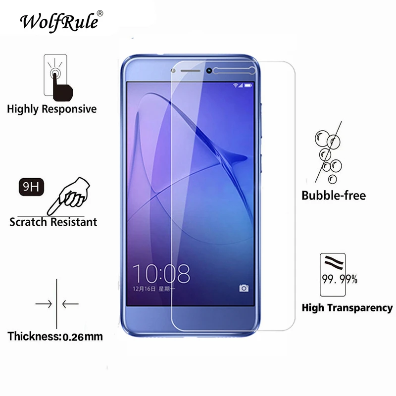 2 шт Стекло Huawei Honor 6A защита экрана закаленное стекло для против царапин пленка 5