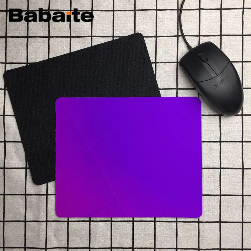 Babaite фиолетовый Подгонянный игровой коврик для мыши ноутбука Размер 18X22cm версия