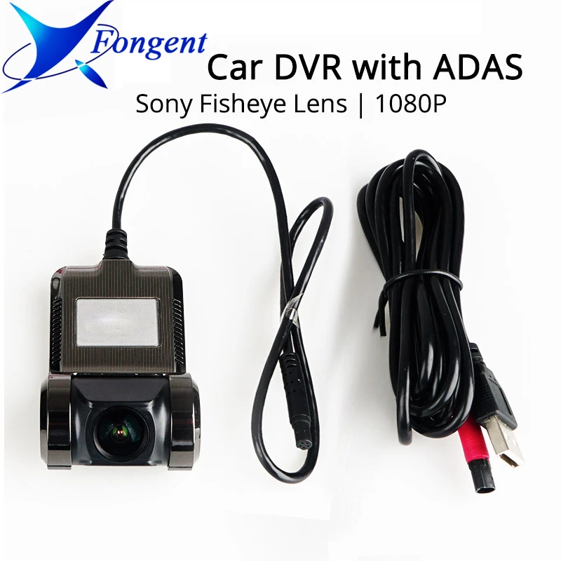 Автомобильный видеорегистратор fonnt 1080P FHD Объектив WiFi ADAS встроенный G датчик