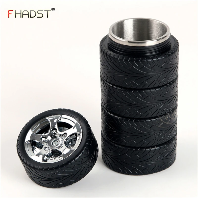 320 мл My Car Tire термос чашка для кофе из нержавеющей стали Вакуумная силикагель