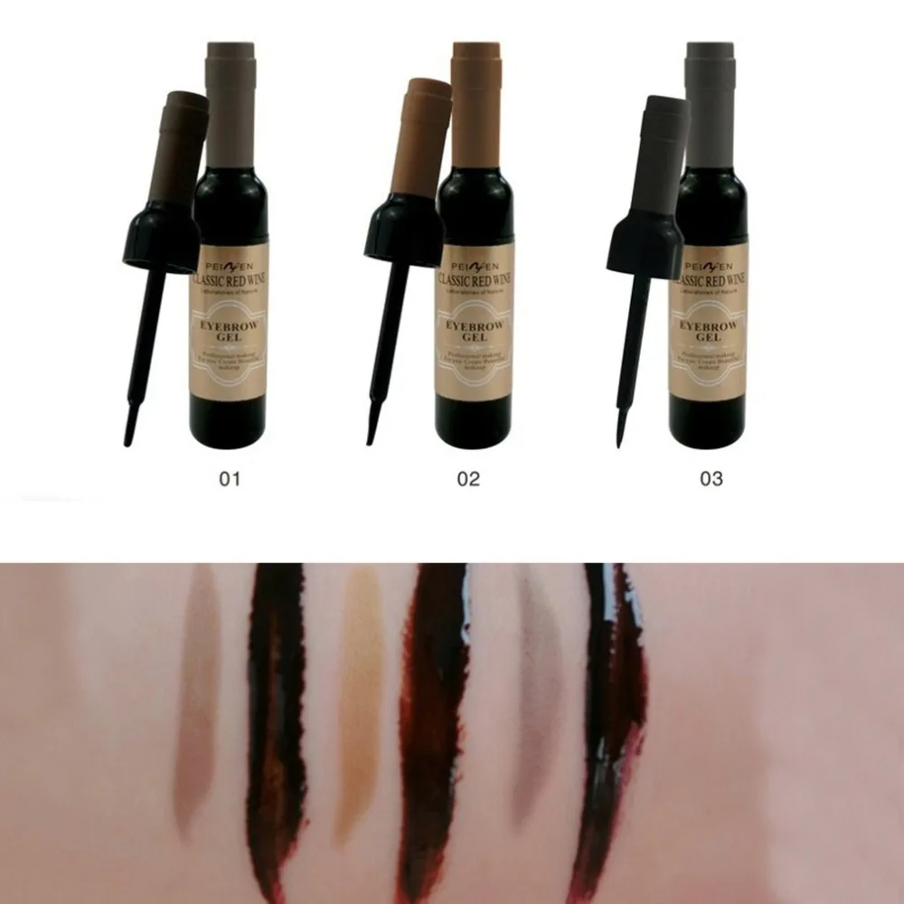 Стойкий водонепроницаемый Отшелушивающий краситель для бровей Гель Косметика