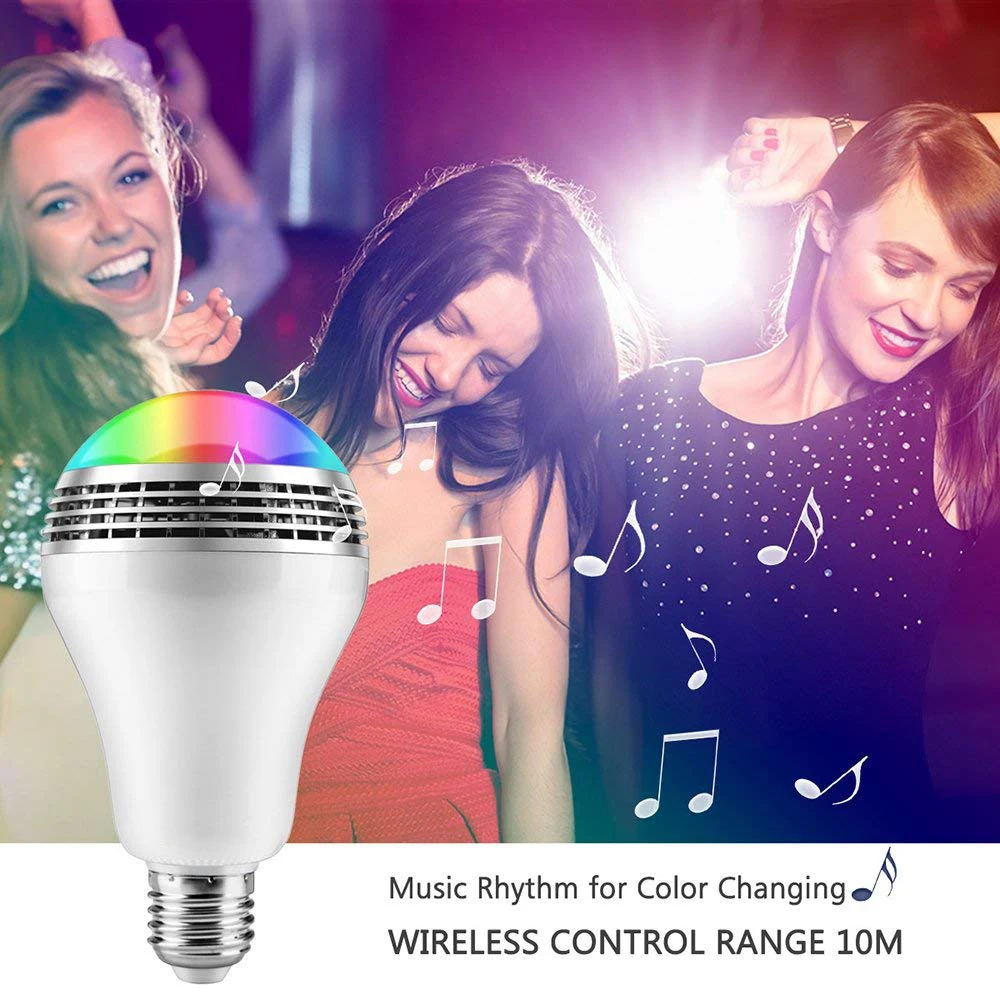ADDKEY Bluetooth умный динамик 21 LED белый + RGB лампа умная Музыка Аудио пульт