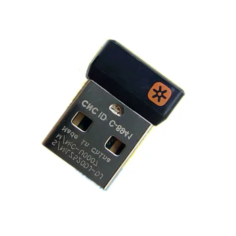 Подлинная крошечная соединяющая USB приемник ключ для Logitech мышь и клавиатура можно подключить до шести (6) устройств с логотипом