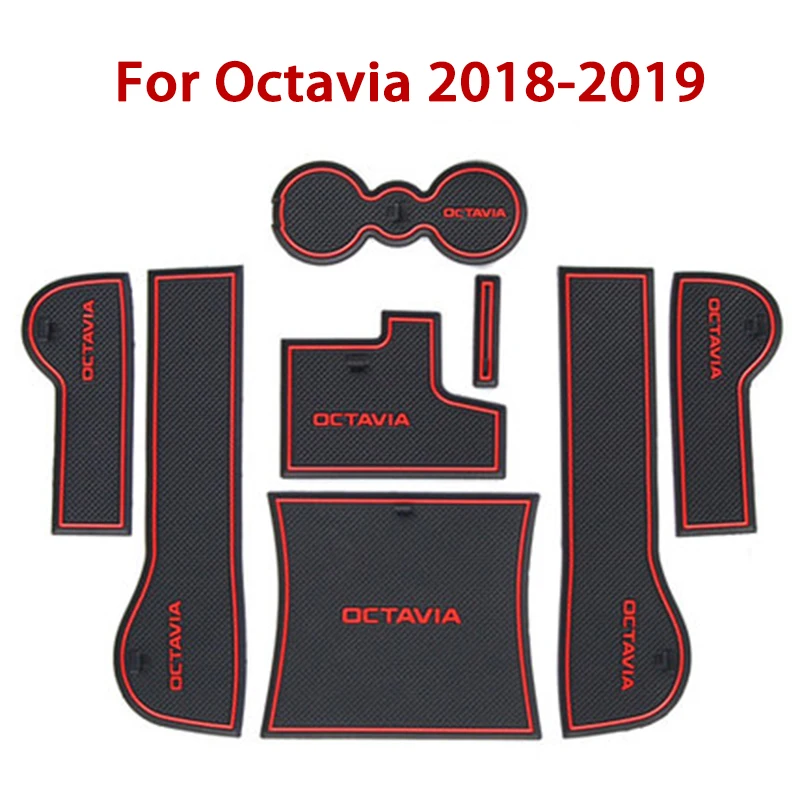 Коврик OVERE для интерьера автомобиля 1 комплект Skoda Octavia A7 A5 2 3 2007 2015 2016 2017 2018 2019
