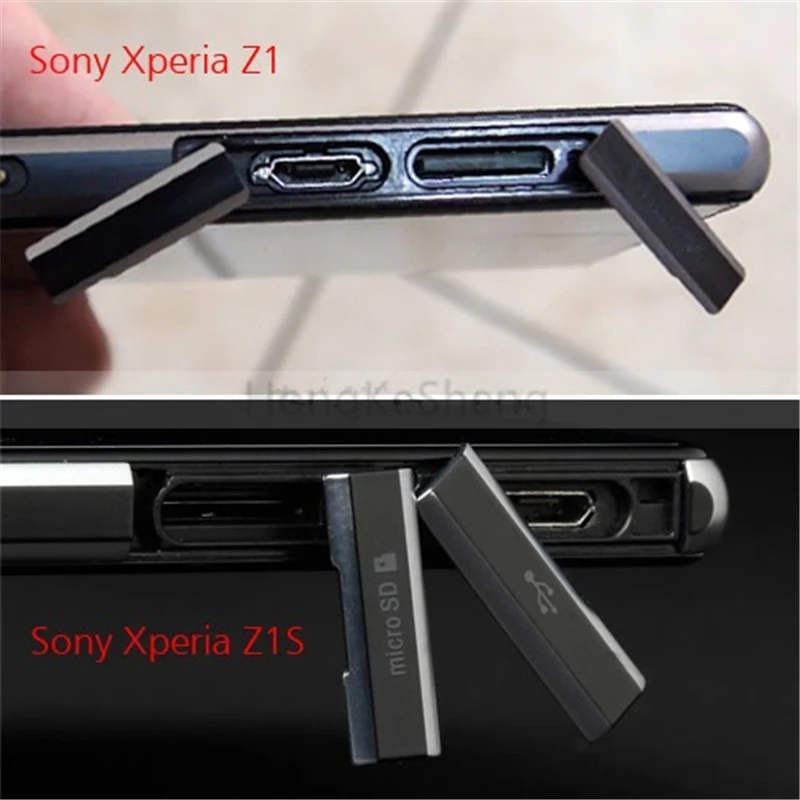 

OEM SIM + SD + USB Port Cover Flap Replacement for Sony Xperia Z1S Z1S L39T L39U C6916