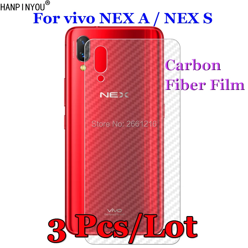 3 шт./лот для vivo NEX A/NEX S 6 59 &quot3D Нескользящая прозрачная защитная пленка из