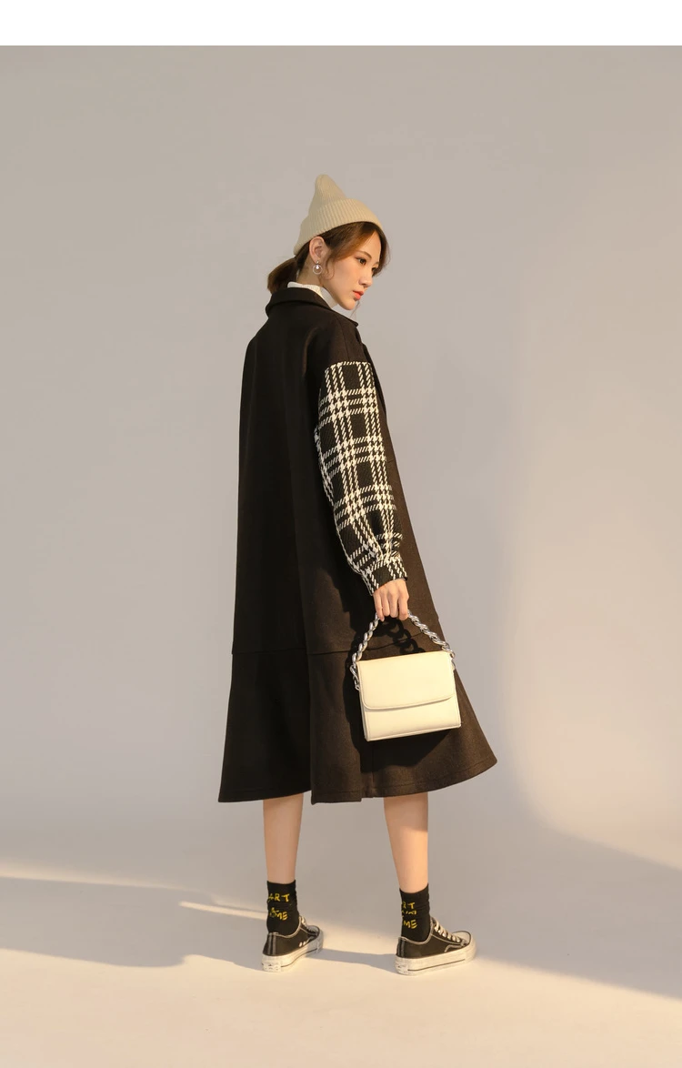 Новая Корейская версия сетки является сочетание личности волнистое платье и