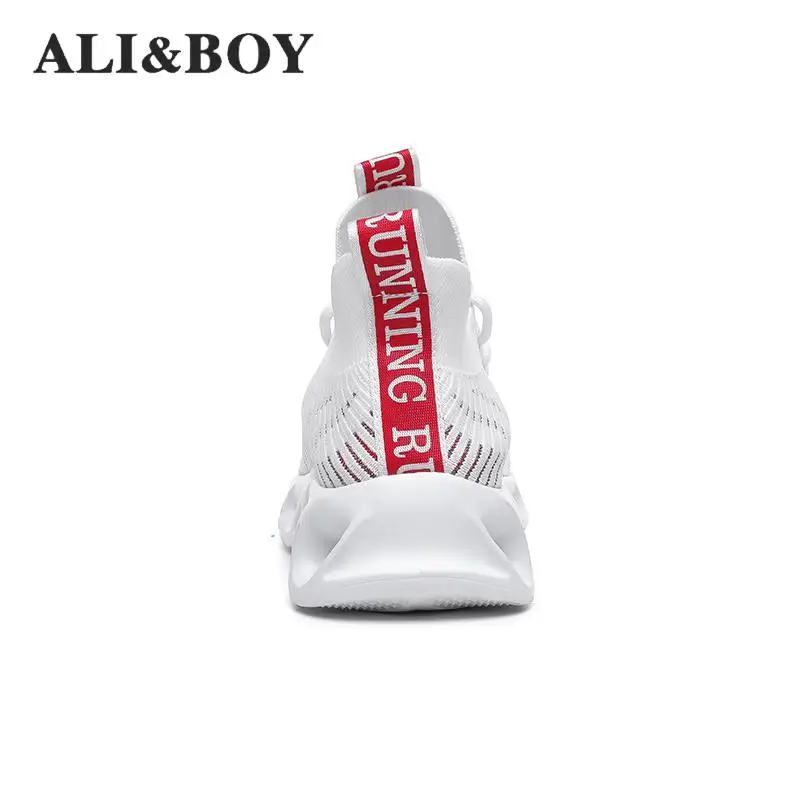 Кроссовки для мужчин Красные кроссовки бега спортивные улицы Homme Zapatos Corrientes Verano