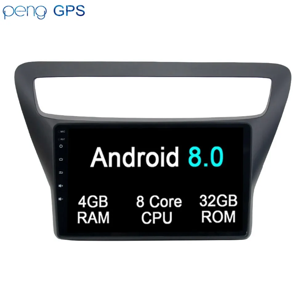 Android 8 0 4 + 32 Octa CPU автомобильный Радио Стерео GPS навигация головное устройство для