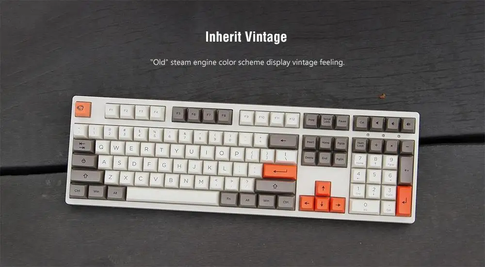 AKKO клавиатура 3108 V2 паровой двигатель 108 ключ SA PBT колпачки Cherry MX Переключатель Механическая игровая клавиатура AKKO игровая клавиатура