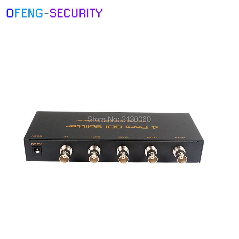 SDI сплиттер 1x4 SD/HD/3G репитер распределитель поддержка 1080p широкий Voltage5 12V|splitter 1x4|sd
