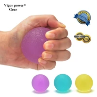 vigor power gear hand grip balls set of 3 fitness therapy squeeze hand and finger strengthener exercise ball