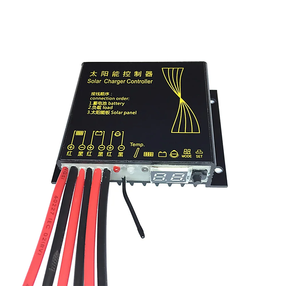AIYIMA 12 В 20A Контроллер заряда на солнечной батарее водонепроницаемый контроллер