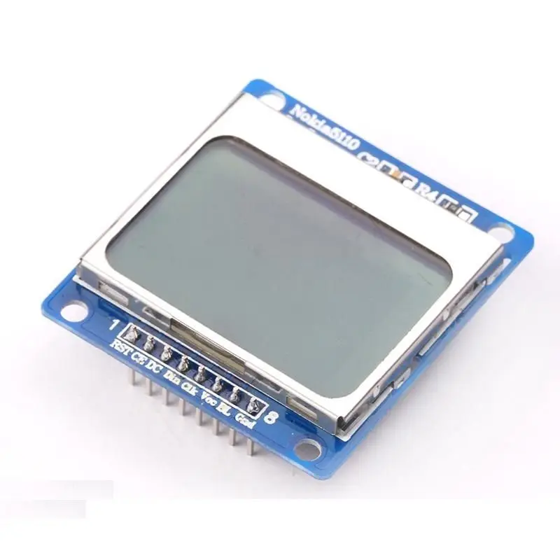 84x48 адаптер для ЖК модуля Nokia с синей подсветкой PCB 5110 LCD Arduino|lcd for arduino|lcd modulelcd |