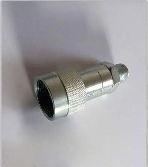 Стальные мужские гидравлические быстроразъемные соединители с резьбой 1/2 дюйма