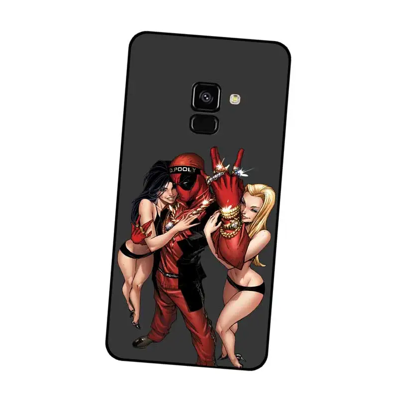 P035 фильма Дэдпул Рубашки Красочные черный силиконовый чехол для Samsung Galaxy J2 J3 J4 J5 J6