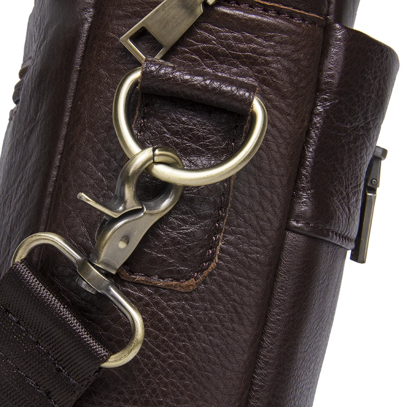 CONTACT'S Сумка из натуральной кожи для деловых мужчин Сумки ноутбуков Портфели