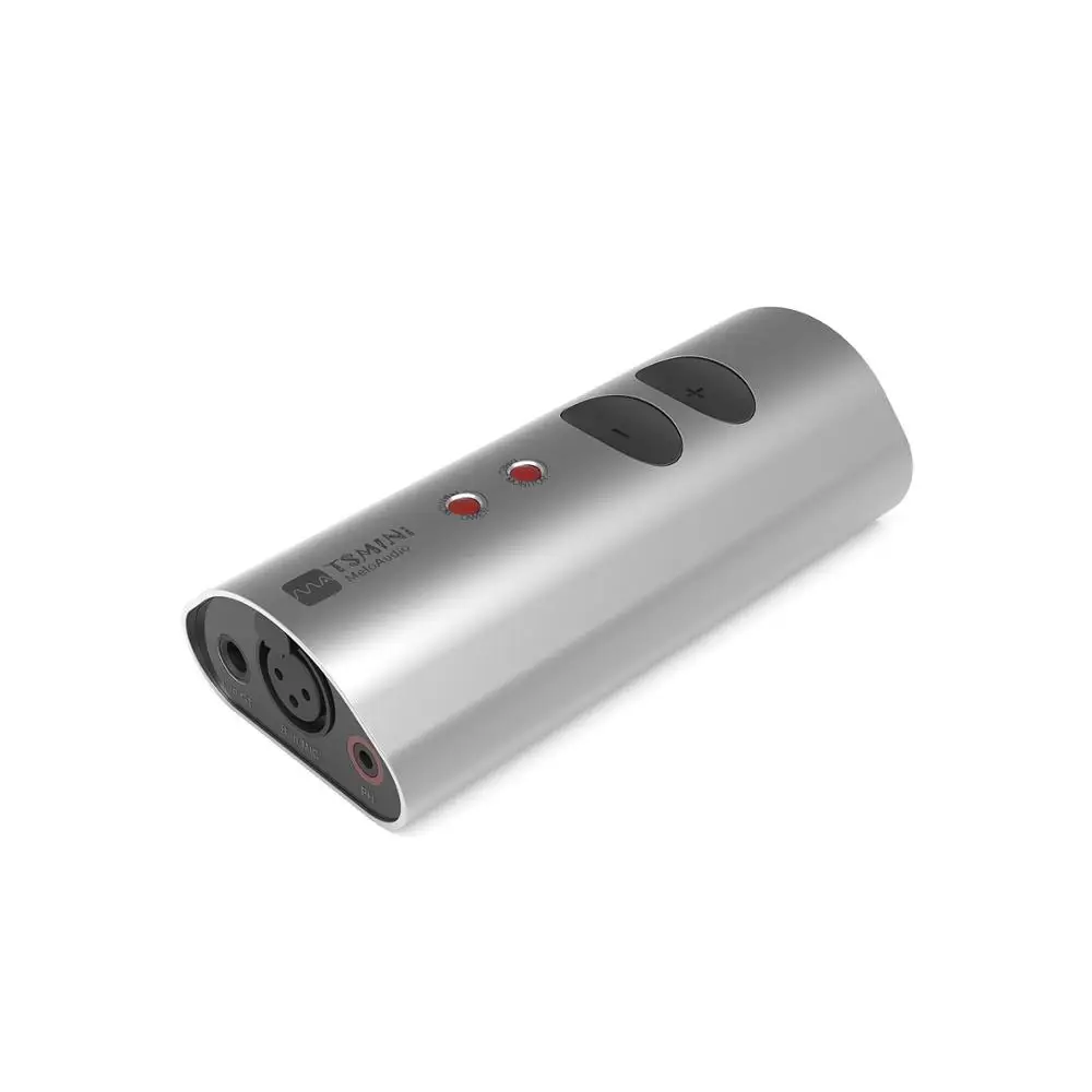 Серебристый TS Mini USB аудио интерфейс звуковая карта для инструмента микрофон Запись прямая трансляция портативный для телефона компьютер гитара - Цвет: Серебристый