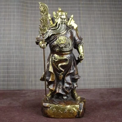 

Antique promotion, exquisite handicrafts, station, Guan Gong.
