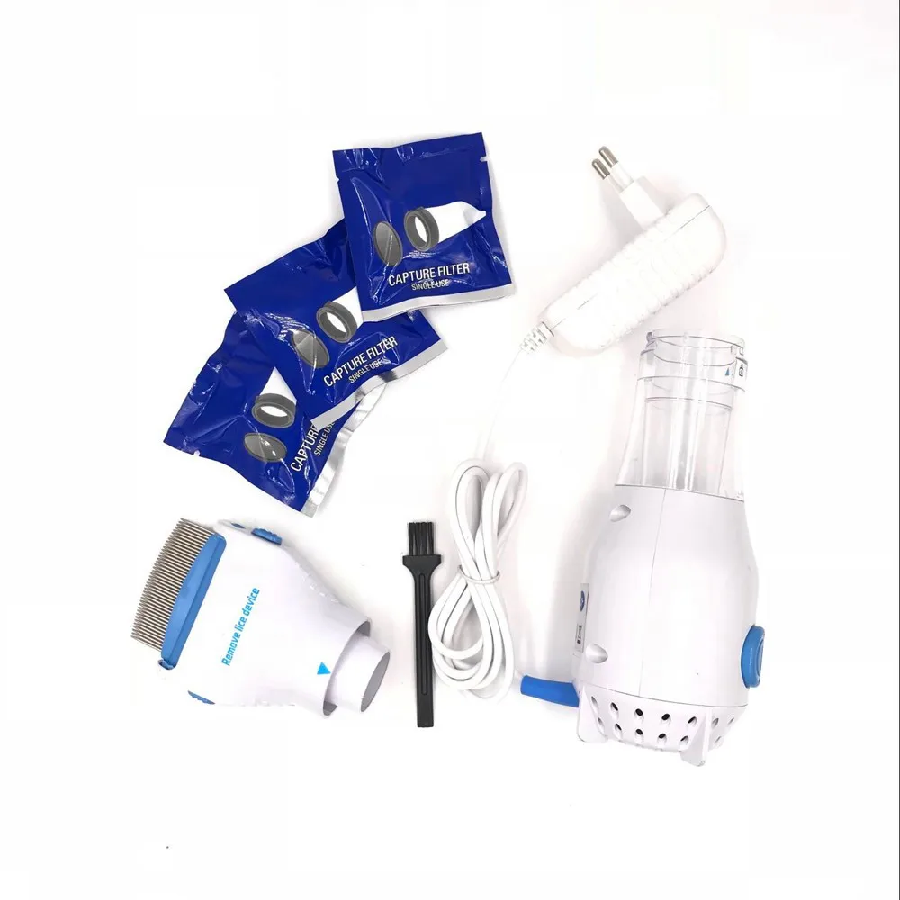 Lice comb 3 filter Электрическая насадка, гребень для вшей, Терминатор, против удаления вшей, очиститель для щенков, блох, электронный гребень для вшей, для мужчин, женщин, кошек, домашних животных - Цвет: Lice comb 3 filter