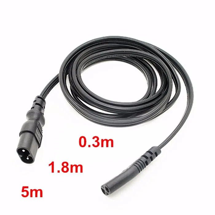 IEC 60320 C8 Plug to C7 Receptacle Male Female Power Extension cord Supply Main Adapter Cable 30cm 1ft 1.8m 6ft 5m 16ft | Компьютеры и