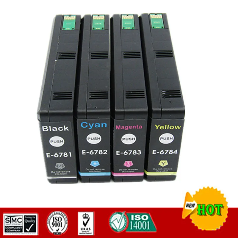 Совместимый картридж с чернилами для T6781 T6784 подходит Epson WP 4011 4091 4511 /4531 Φ и т.