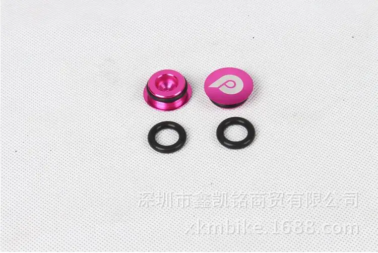 rose red Litepro алюминиевый сплав полый велосипед цепь колеса правая рукоятка Крышка совместима с M610 XT BMX велосипедные шатуны крышки - Цвет: rose red