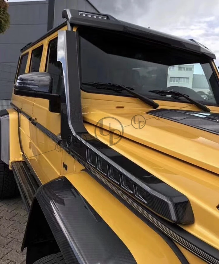 Углеродное волокно W463 трубка G класса G63 G65 G500 G350 B Стиль Уэйд горло трубка для w463 воздухозаборника g63 болотных хвост горло