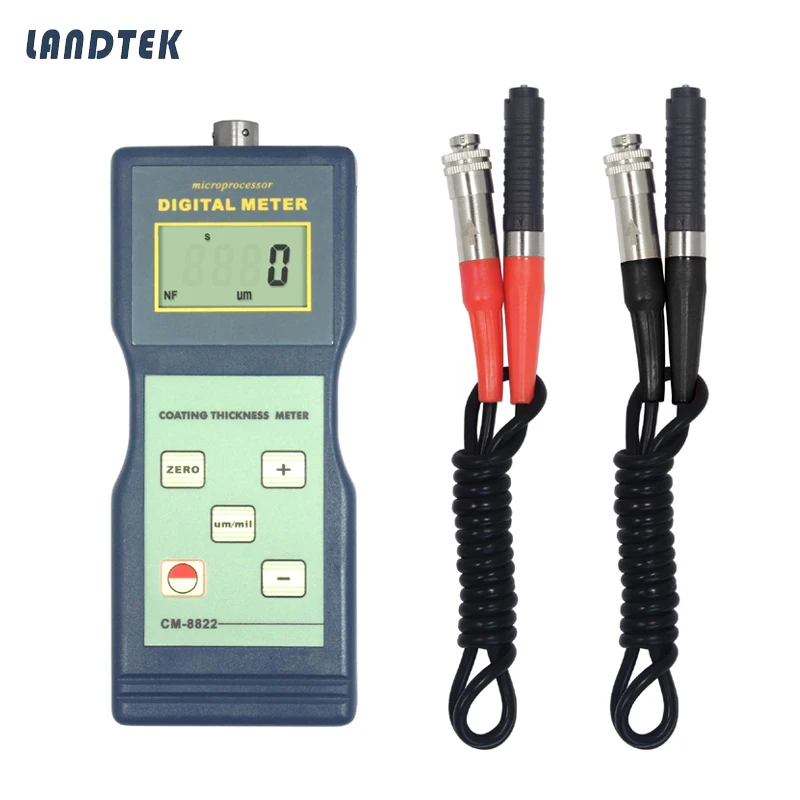 Цифровой измеритель толщины покрытия краски CM 8822 F/NF зонды 0 1000um/0 ~ 40mil
