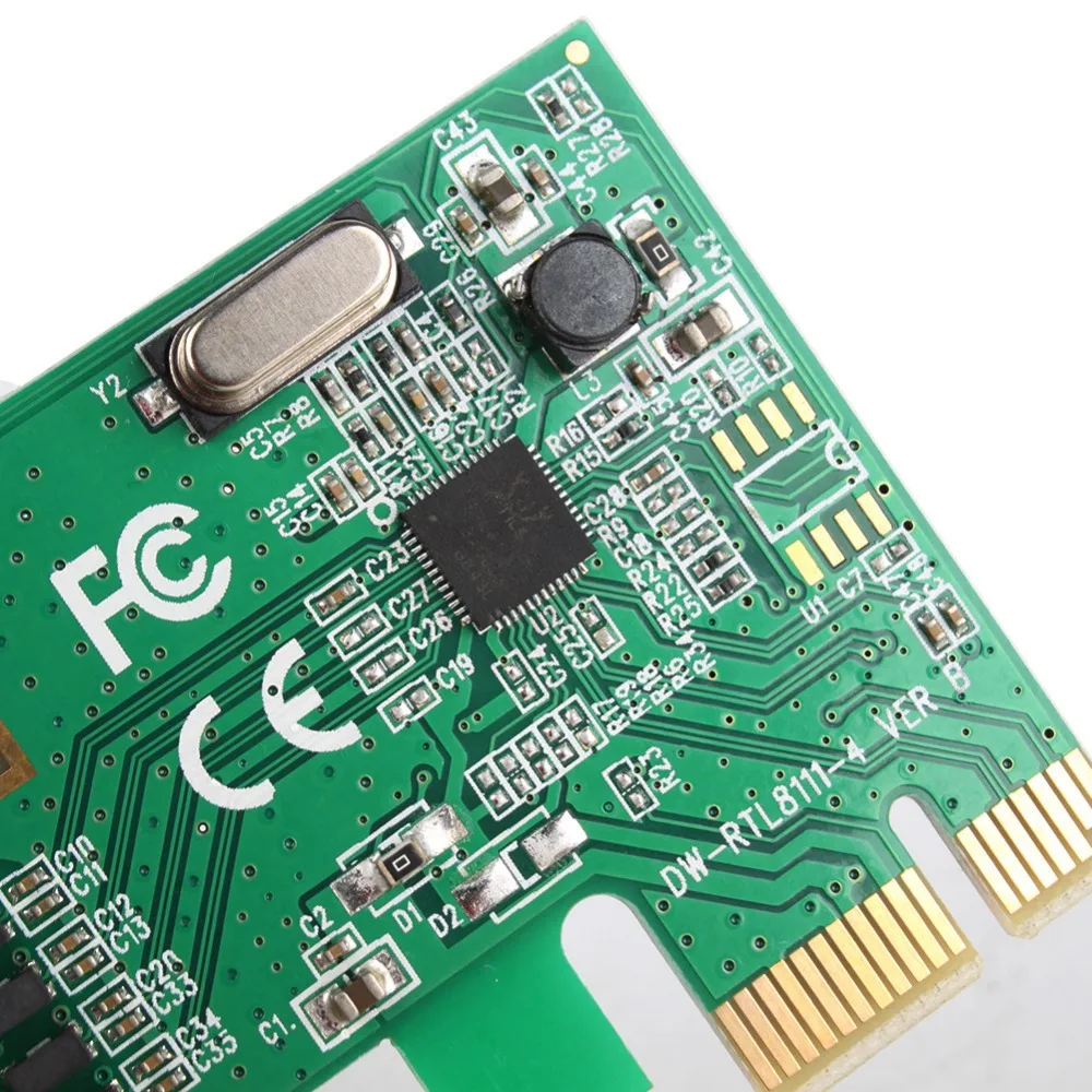 Компьютерная шина PCI-E 10/100/1000 сеть Gigabit Ethernet Сетевая карта#265342