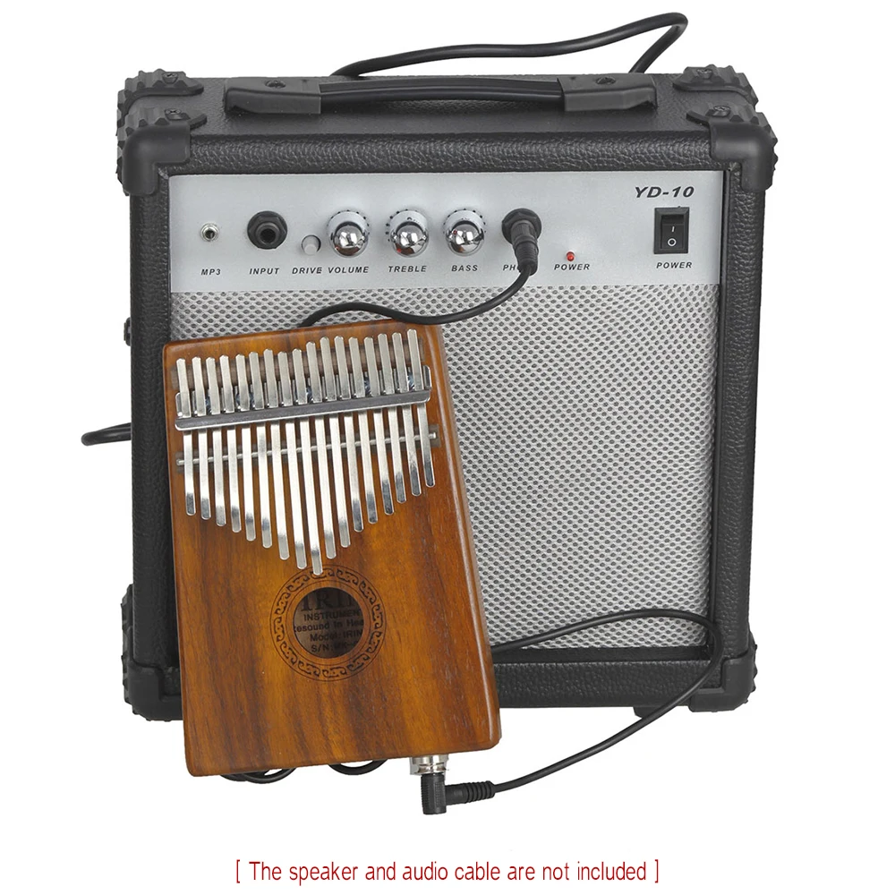 17 клавишный эквалайзер фортепиано для большого пальца калимба Mbira Sanza солидный