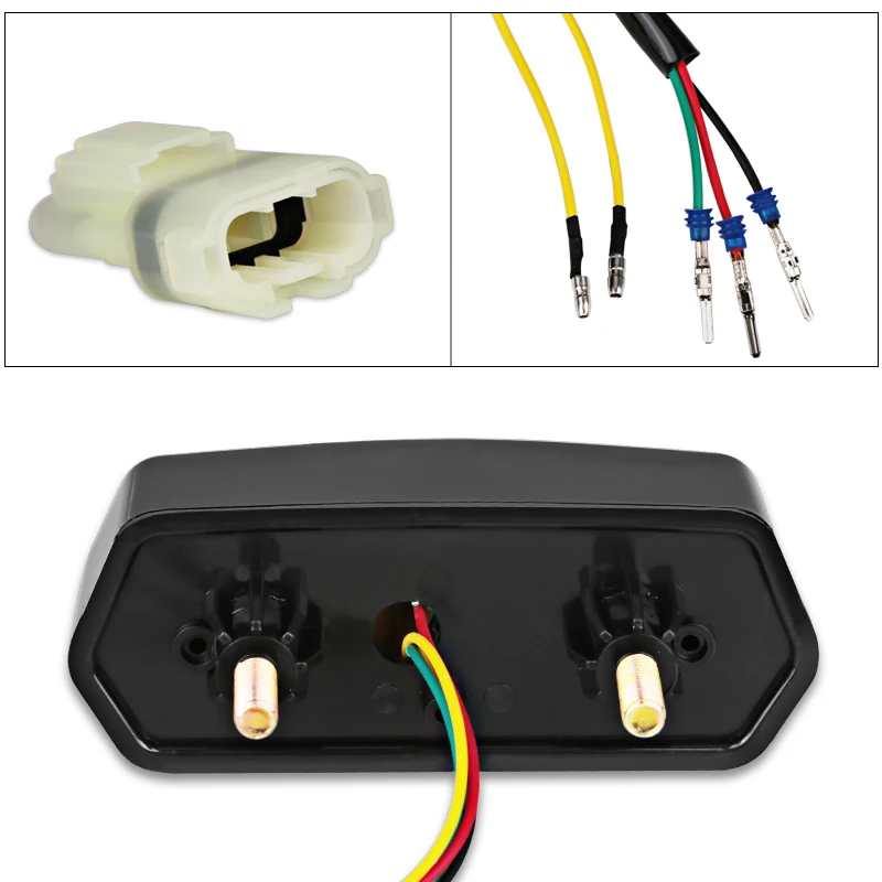 Светодиодный задний фонарь для мотоцикла интегрированный стоп сигнал