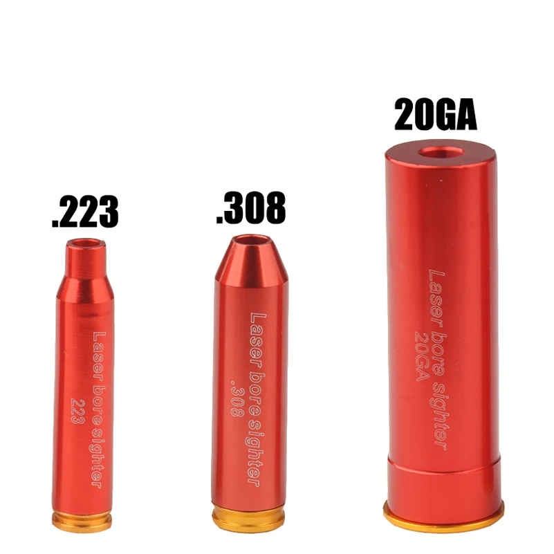 Тактический прицел с красной точкой CAL.223/20GA/. 308 BoreSighter Калибр Картридж лазерная указка прицел коллиматор Охота