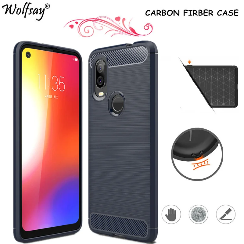 

Carbon Fiber Cover For Motorola Moto P40 One Case For Moto P40 Rubber TPU Bumper Thick Silicone Case For Motorola Moto P40 Cover